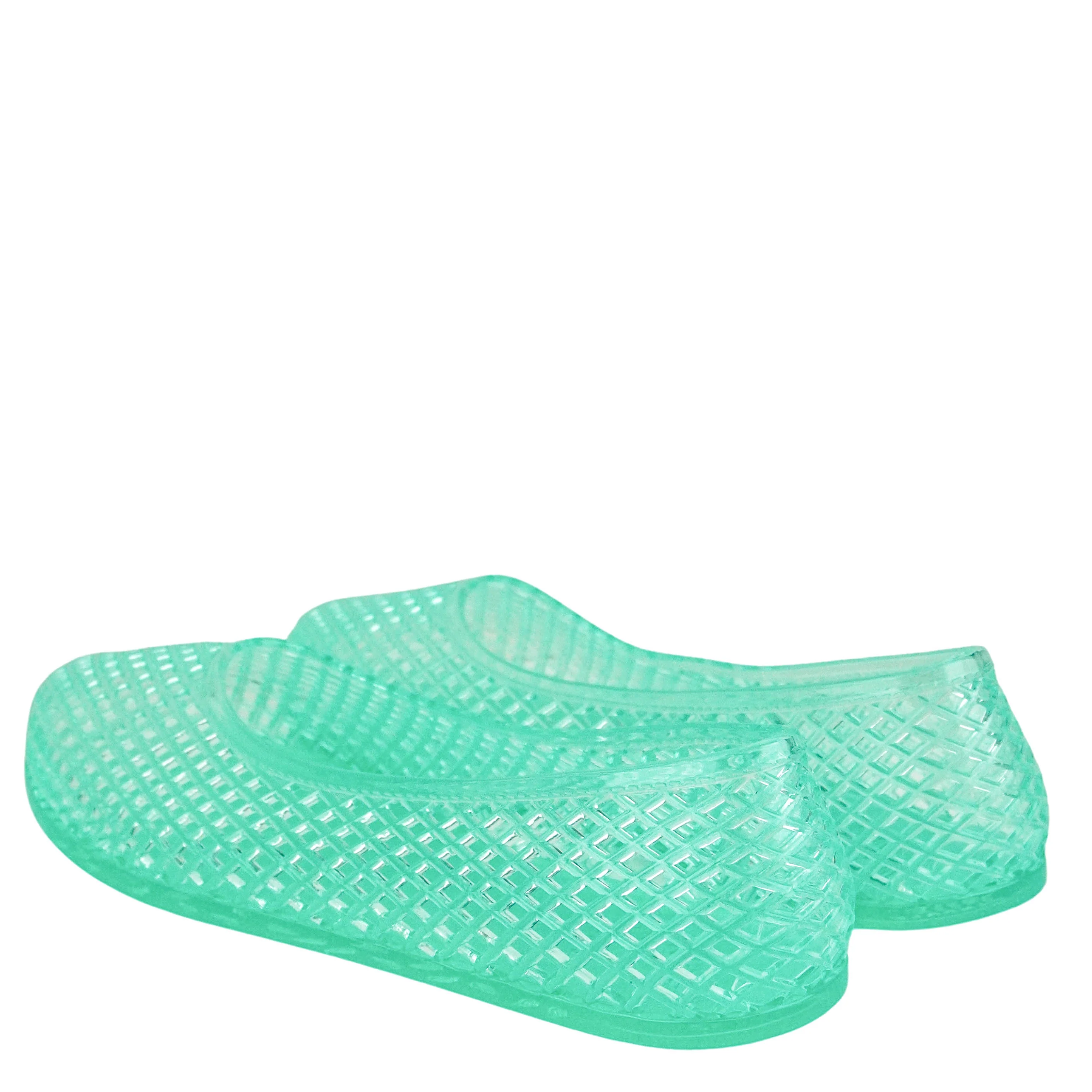 Ancient Greek Sandals Iro Jelly Flats in Aqua - Image 4