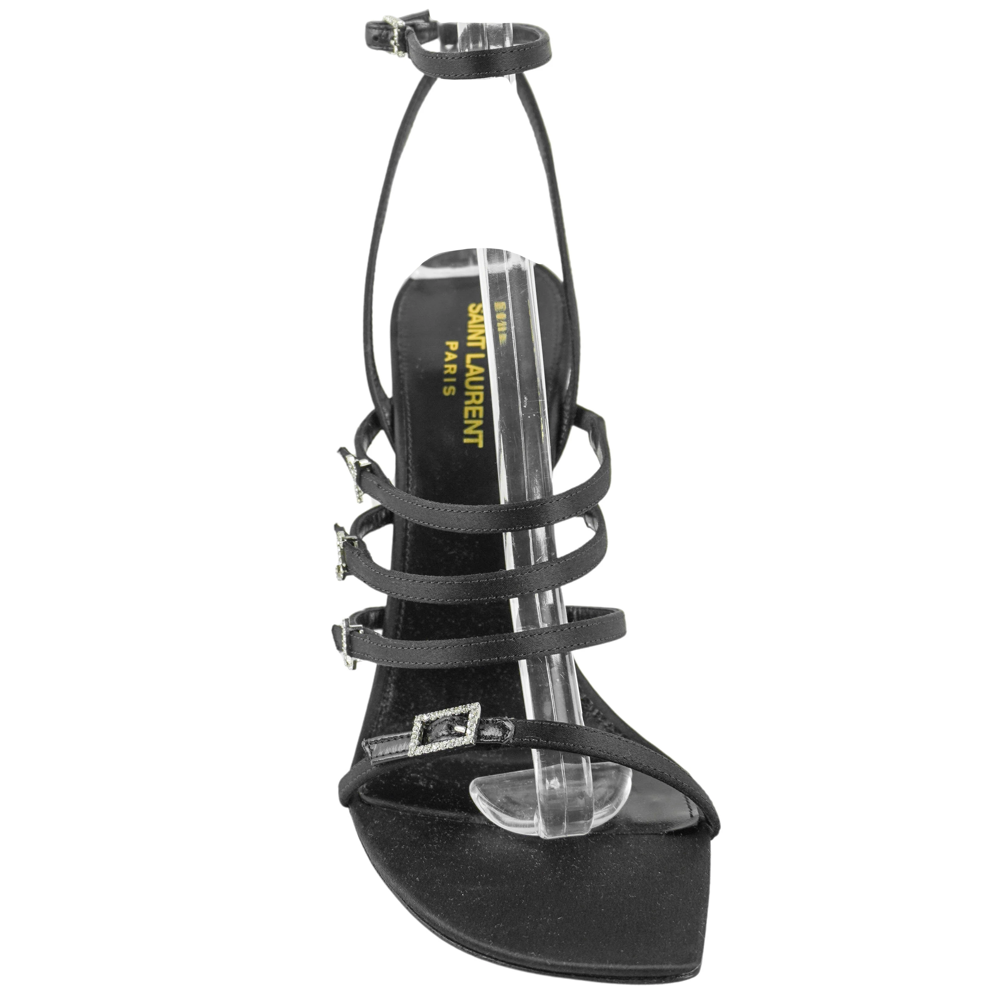 Saint Laurent Jerry Embellished Heels in Black - Image 4