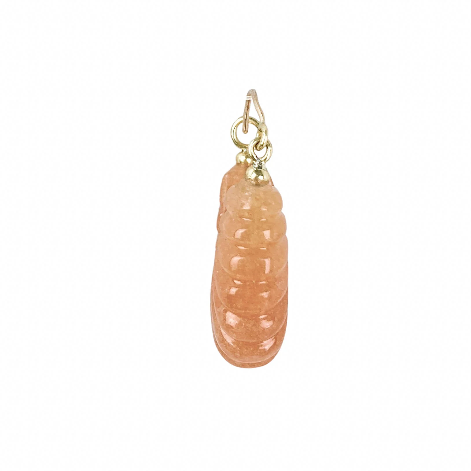 Ulla Johnson Earrings in Gold/Peach - Image 4