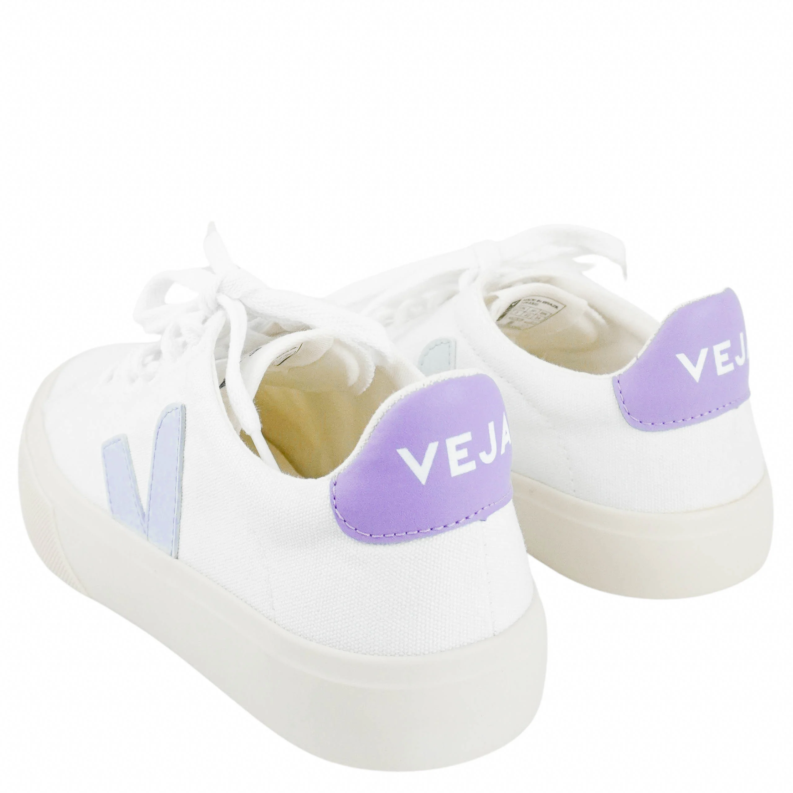 Veja Campo Sneakers in White Swan Lavender - Image 5